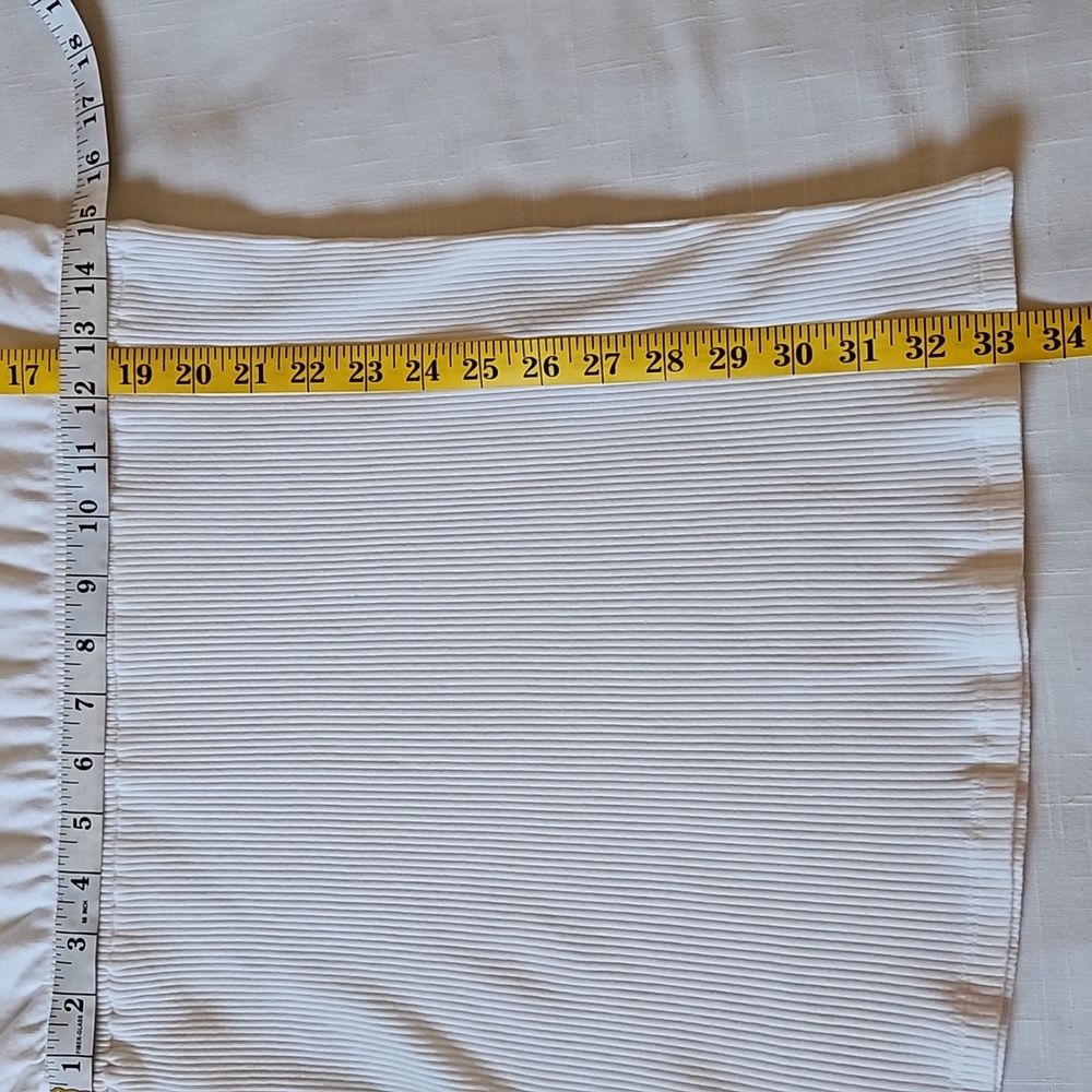 Splendid white knit cotton short seleeves blouson mini dress size medium - Picture 11 of 16